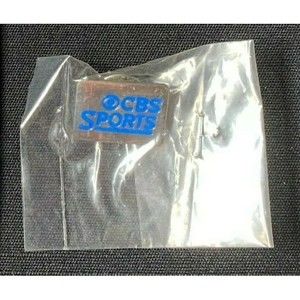 CBS Sports Lapel Pin Large NEW Still In Package VINTAGE